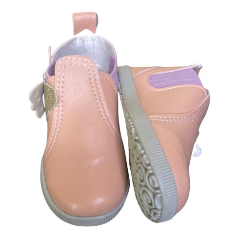 Bota Para Bebê Feminina Salmão