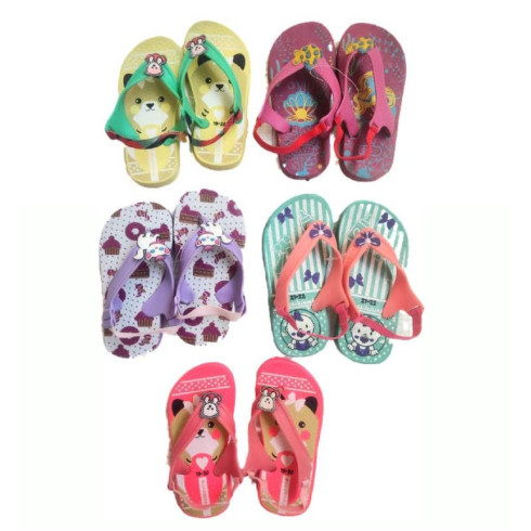 Chinelo Bebe Menina Com Elastico 
