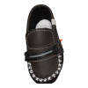 Mocassim Bebe Masculino Tiras Cafe