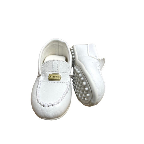Mocassim Bebe Branco Baby