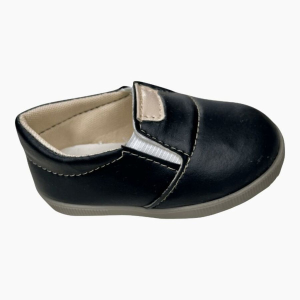 Mocassim Bebe Masculino Lucas Preta