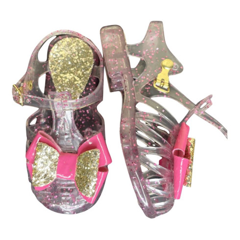 Sandalia Baby Aranha Cristal Rosa