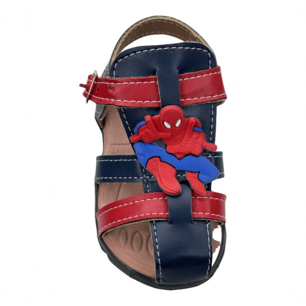 Sandália Bebê Masculina Aranha Azul Vermelho