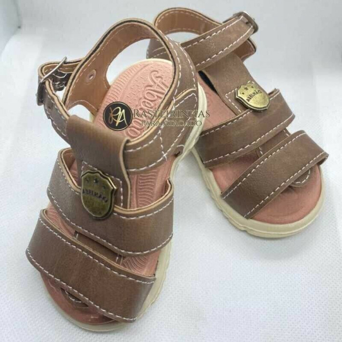 kit 12 pares Sandalia Para Bebe Masculino Carlos