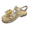 Sandalia Baby Aranha Cristal Ouro