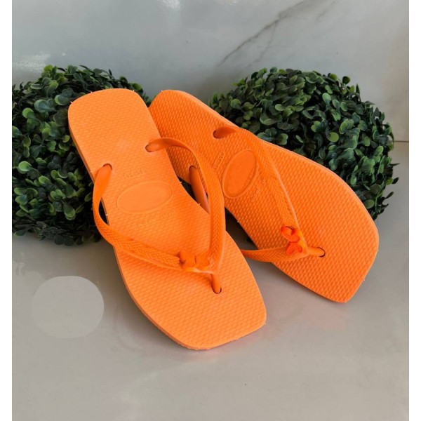 Kit Chinelo Butterfly Feminino Slim Laranja