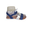 Rasteirinha Esroh bicolor Azul e Prata