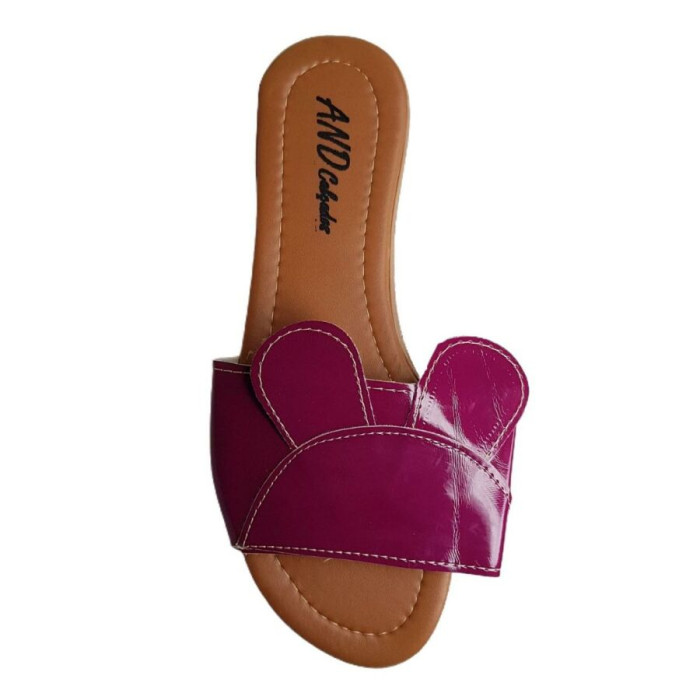 Rasteirinha Feminina Rabbit Rosa