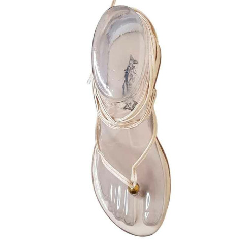 Rasteirinha Tiras Gladiador Branco