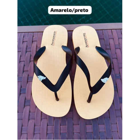 Chinelo Masculino Basic Amarelo