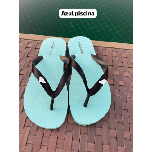 Chinelo Masculino Basic Azul Piscina