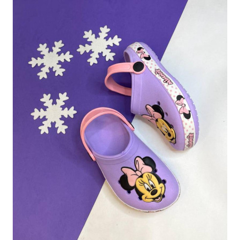 Crocs Menina Minnie Mouse Lilás