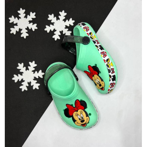 Crocs Menina Minnie Mouse Verde