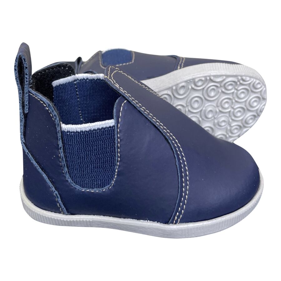 Bota Para Bebê Masculina Azul Manoel