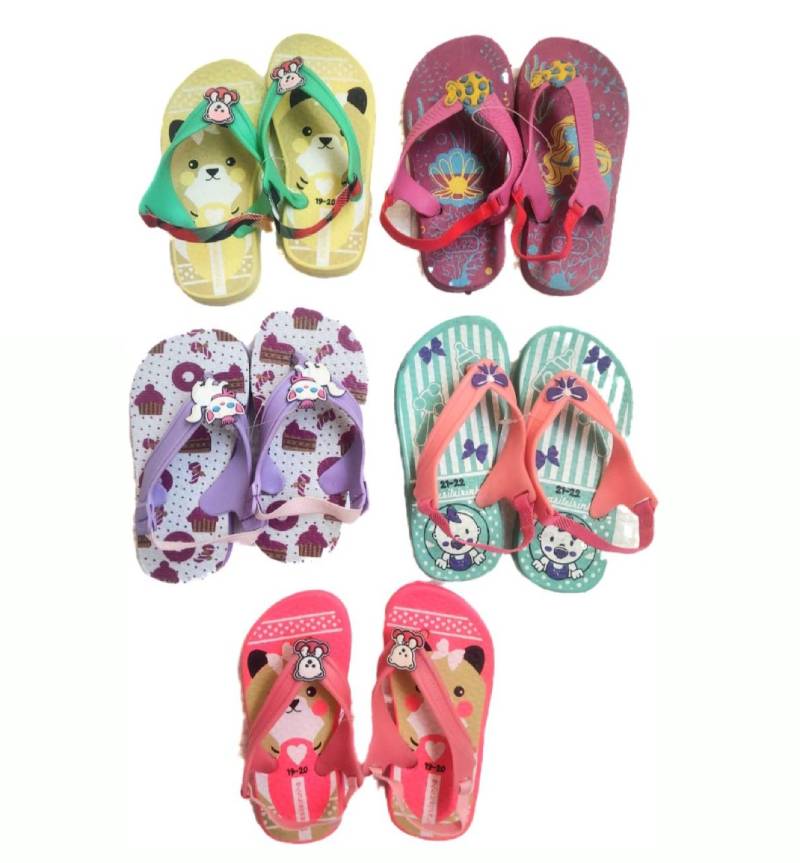 Chinelo Bebe Menina Com Elastico