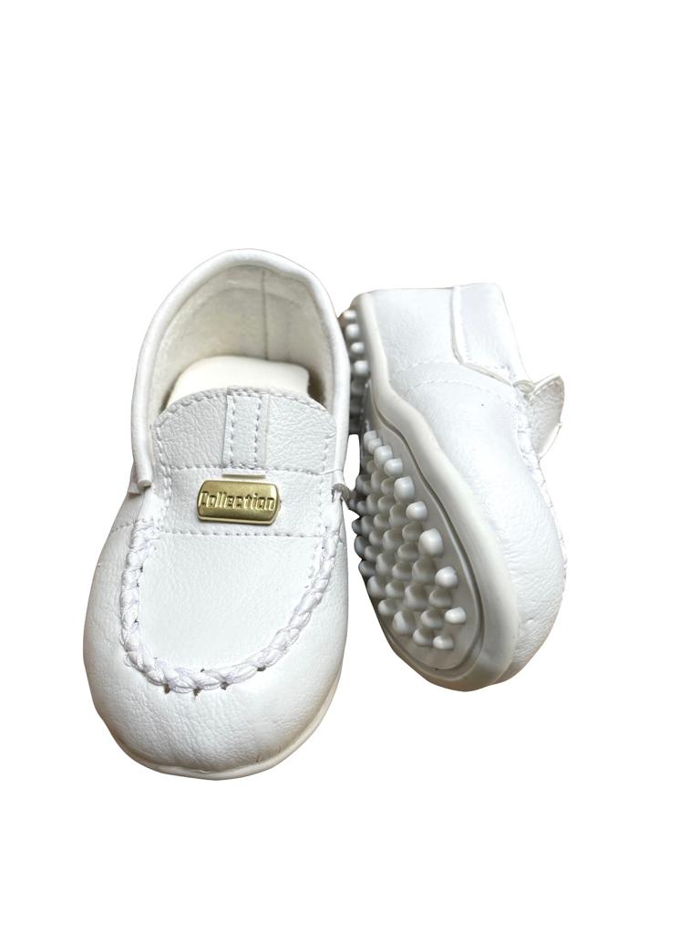 Mocassim Bebe Branco Baby