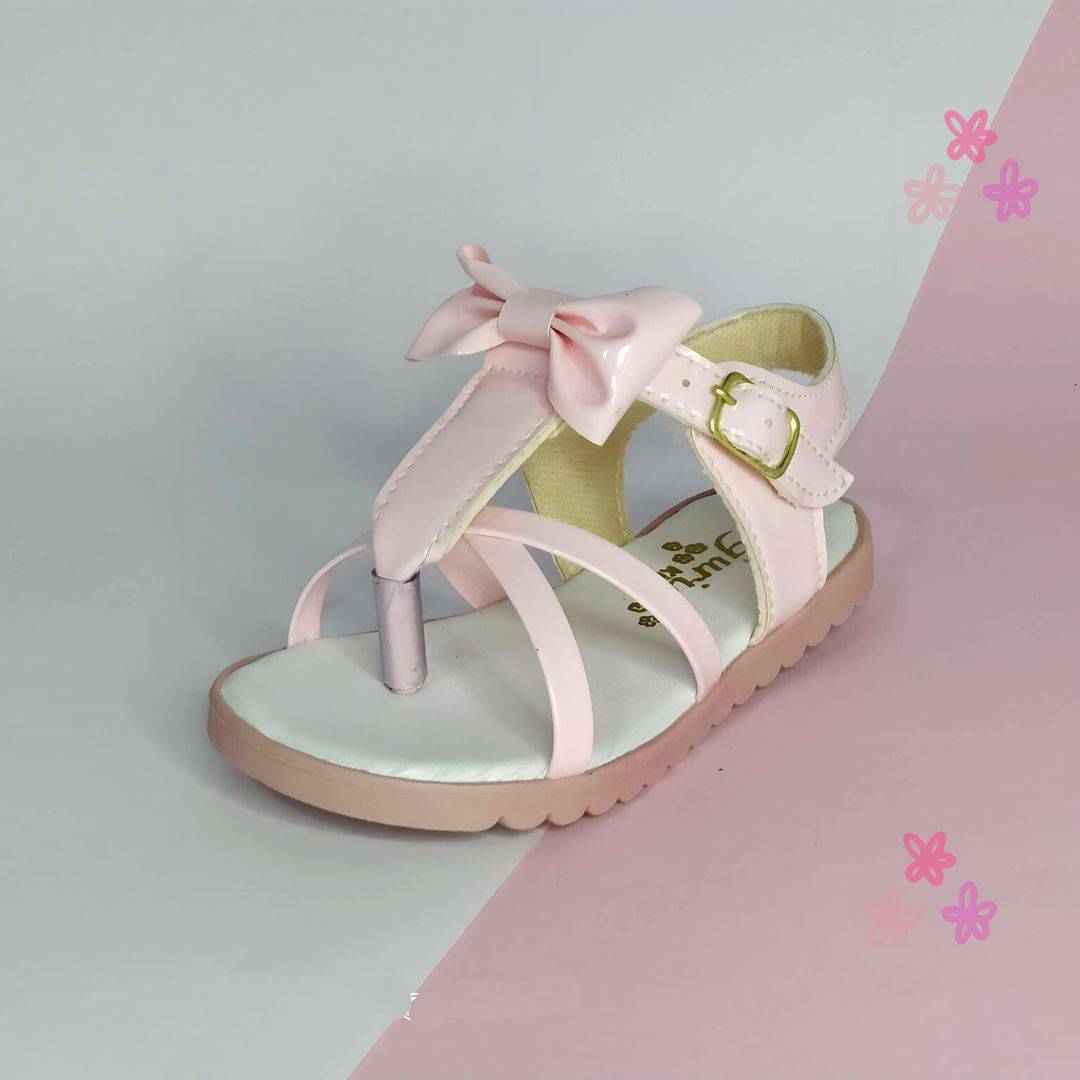 Sandalia Bebe Menina Lacinho Rosa
