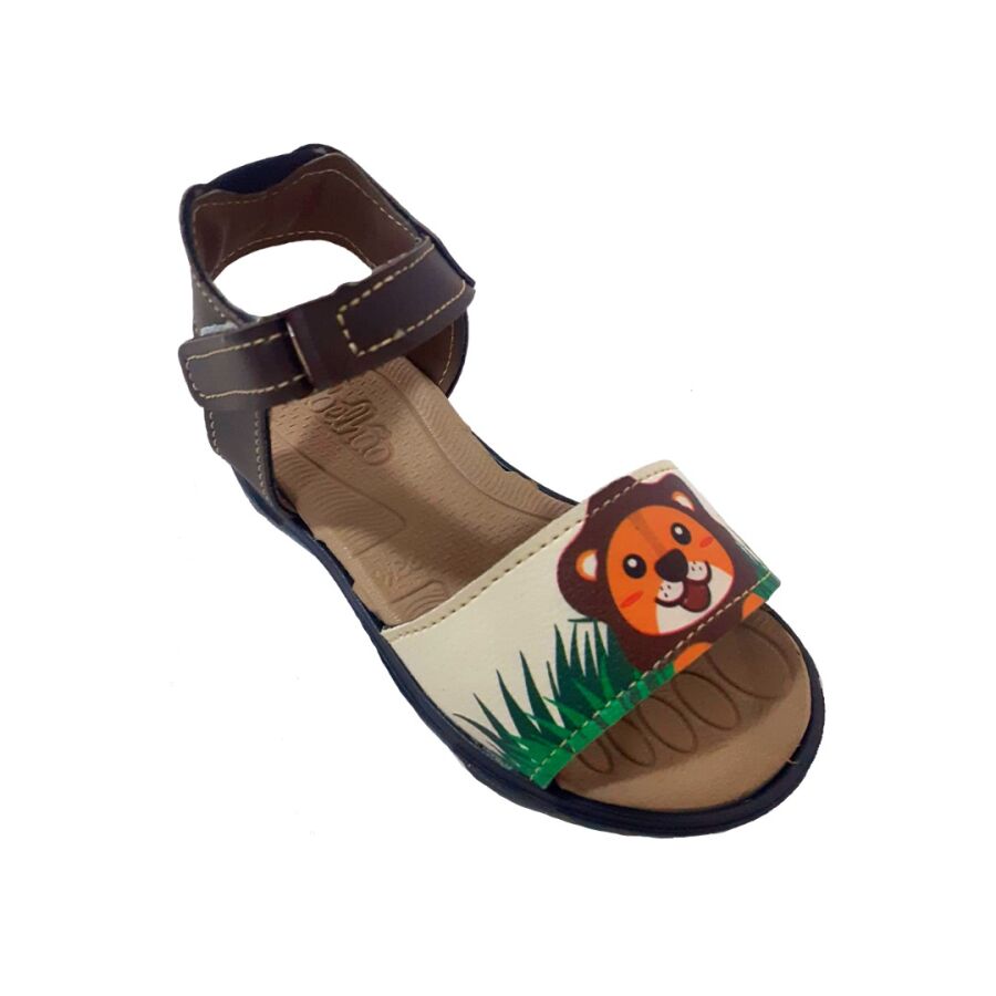 Sandália Masculina Bebe Leão Velcro