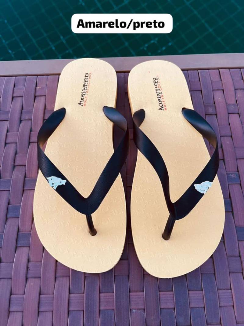 Chinelo Masculino Basic Amarelo