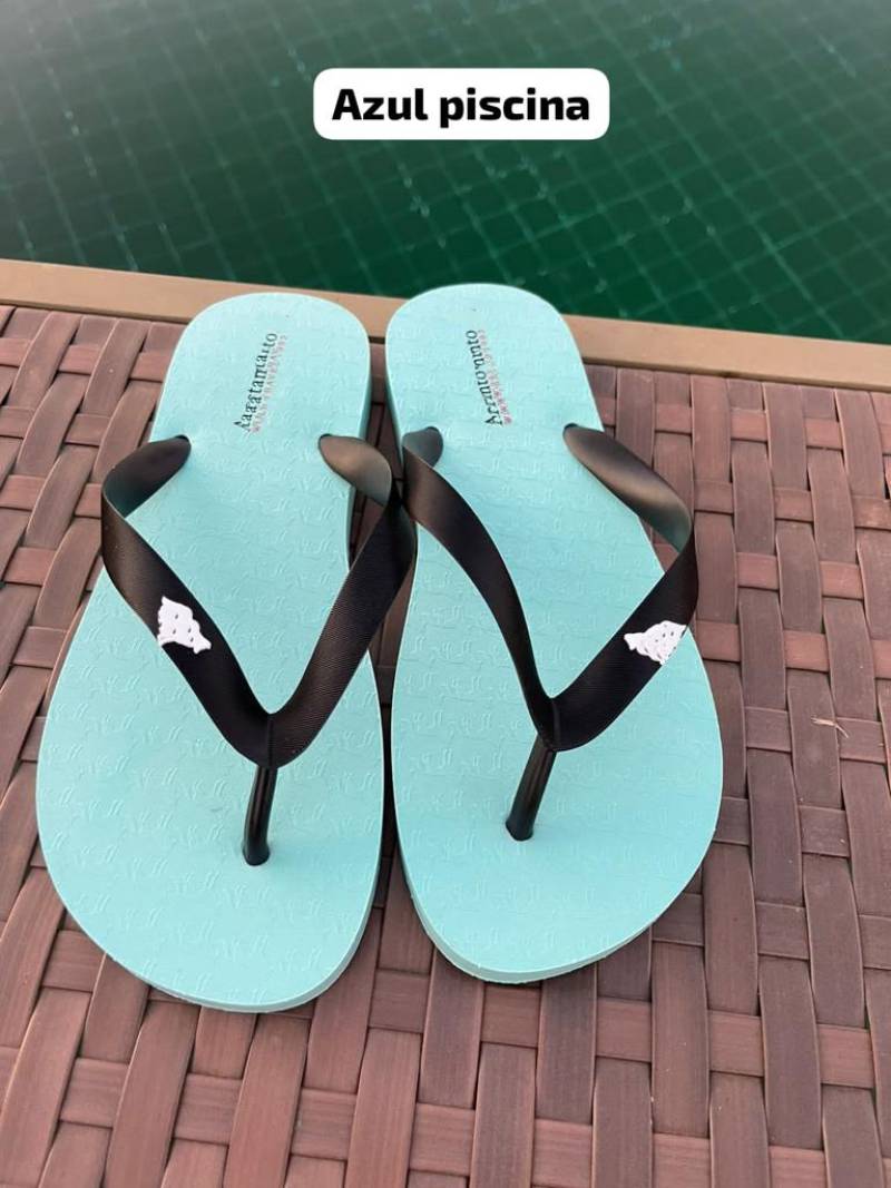 Chinelo Masculino Basic Azul Piscina