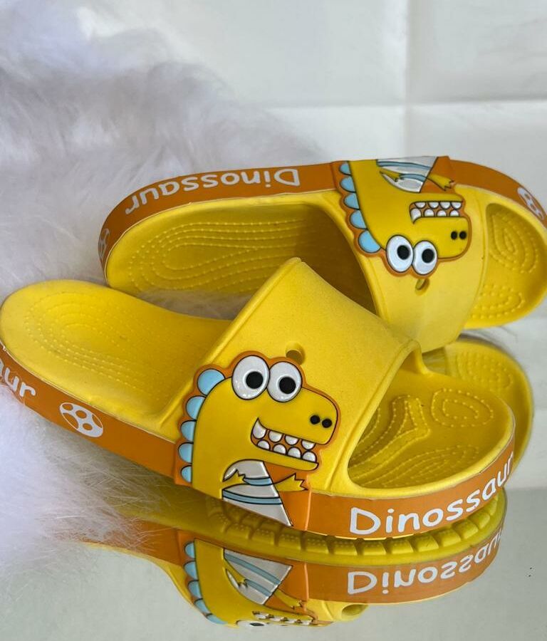 Chinelo Infantil Dino Amarelo